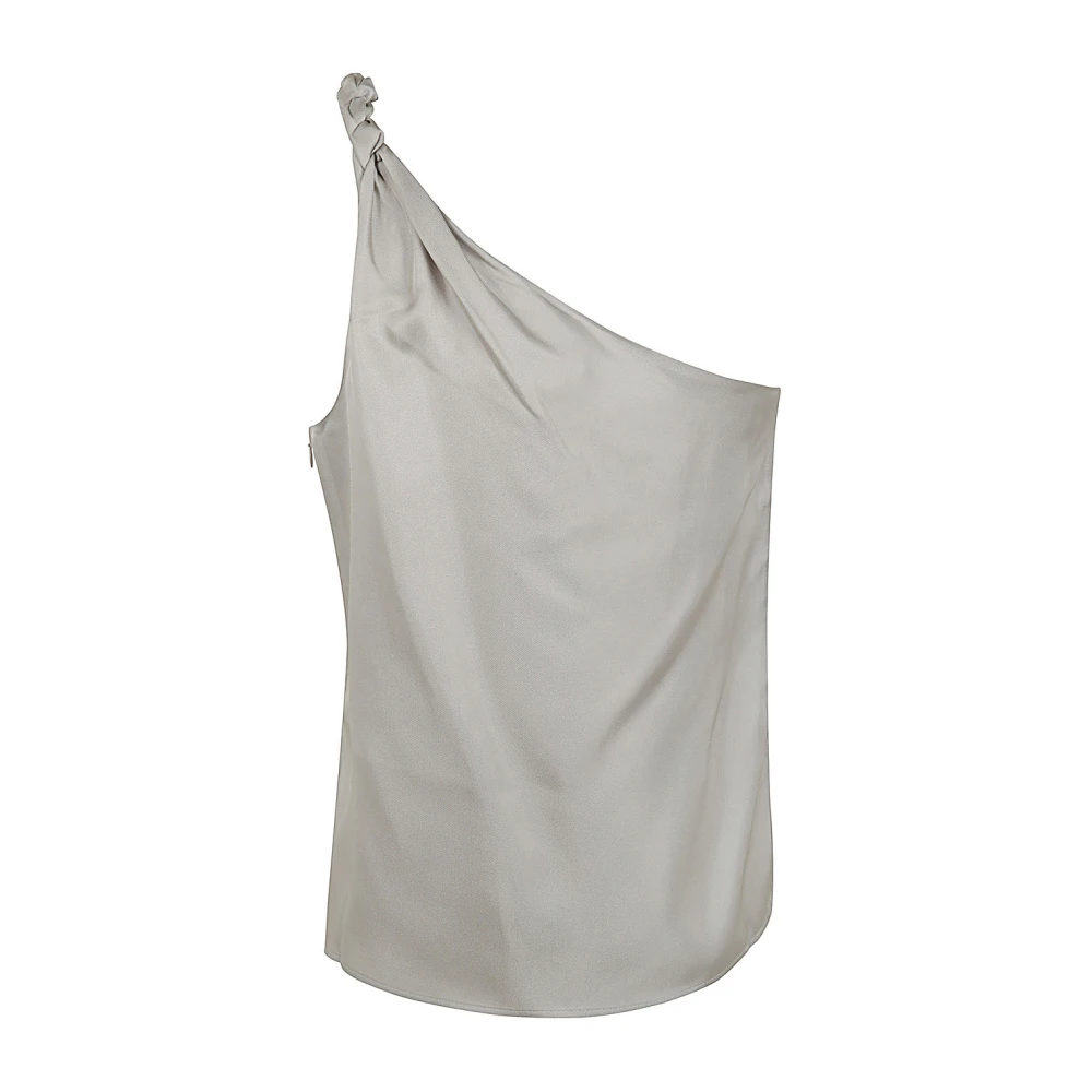Loulou Studio Zilvergrijs Adiran Top Gray Dames