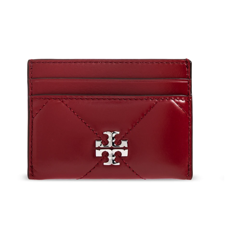 Tory Burch Röd Läderkorthållare