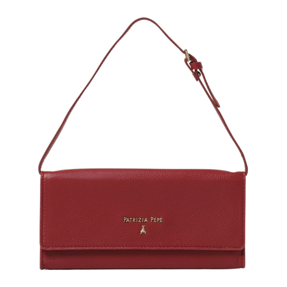 PATRIZIA PEPE Elegante Portemonnee Tas voor Moderne Vrouwen Red Dames