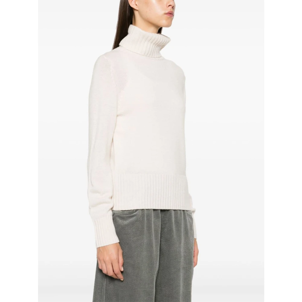 allude Crème Sweater Collectie Beige Dames