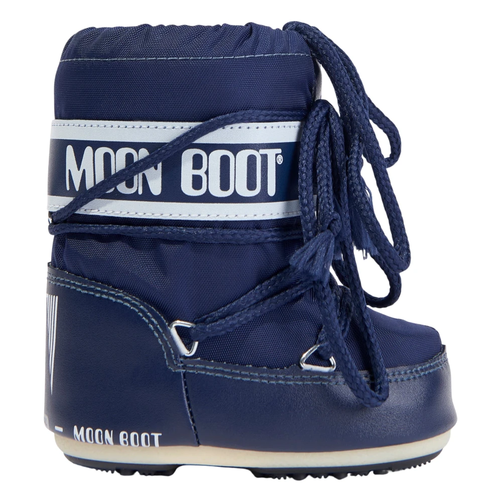 Moon Boot Icon Mini Boots - Unisex - Kids Boots - Blue - 19 Eu - Kids