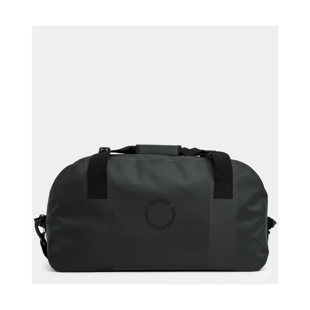 Stutterheim Waterdichte Duffel Tas met Voorvak Green Unisex