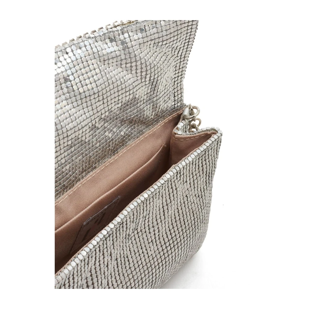 Rosantica Kristalversierde mesh tas Gray Dames