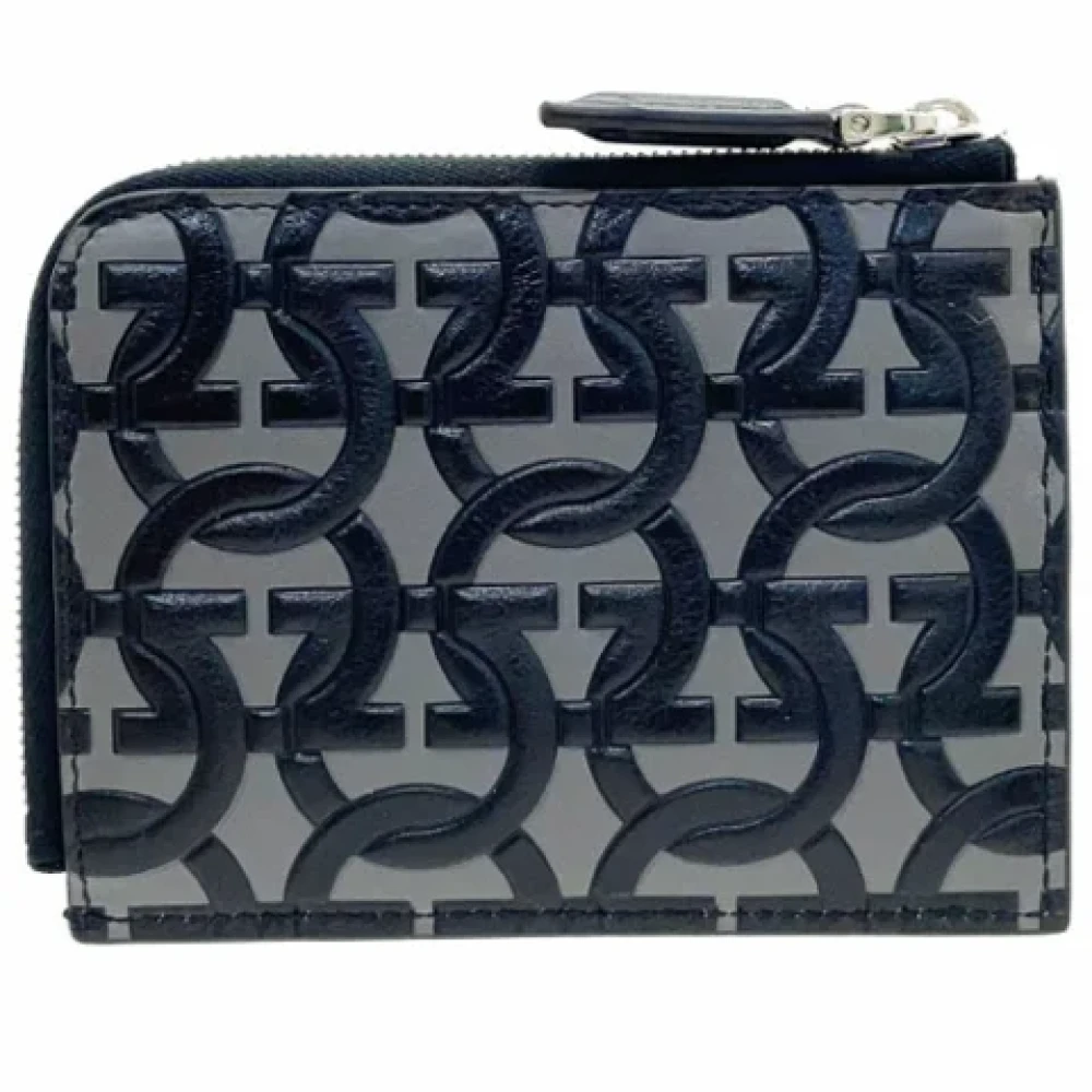 Salvatore Ferragamo Pre-owned Leather wallets Black Dames