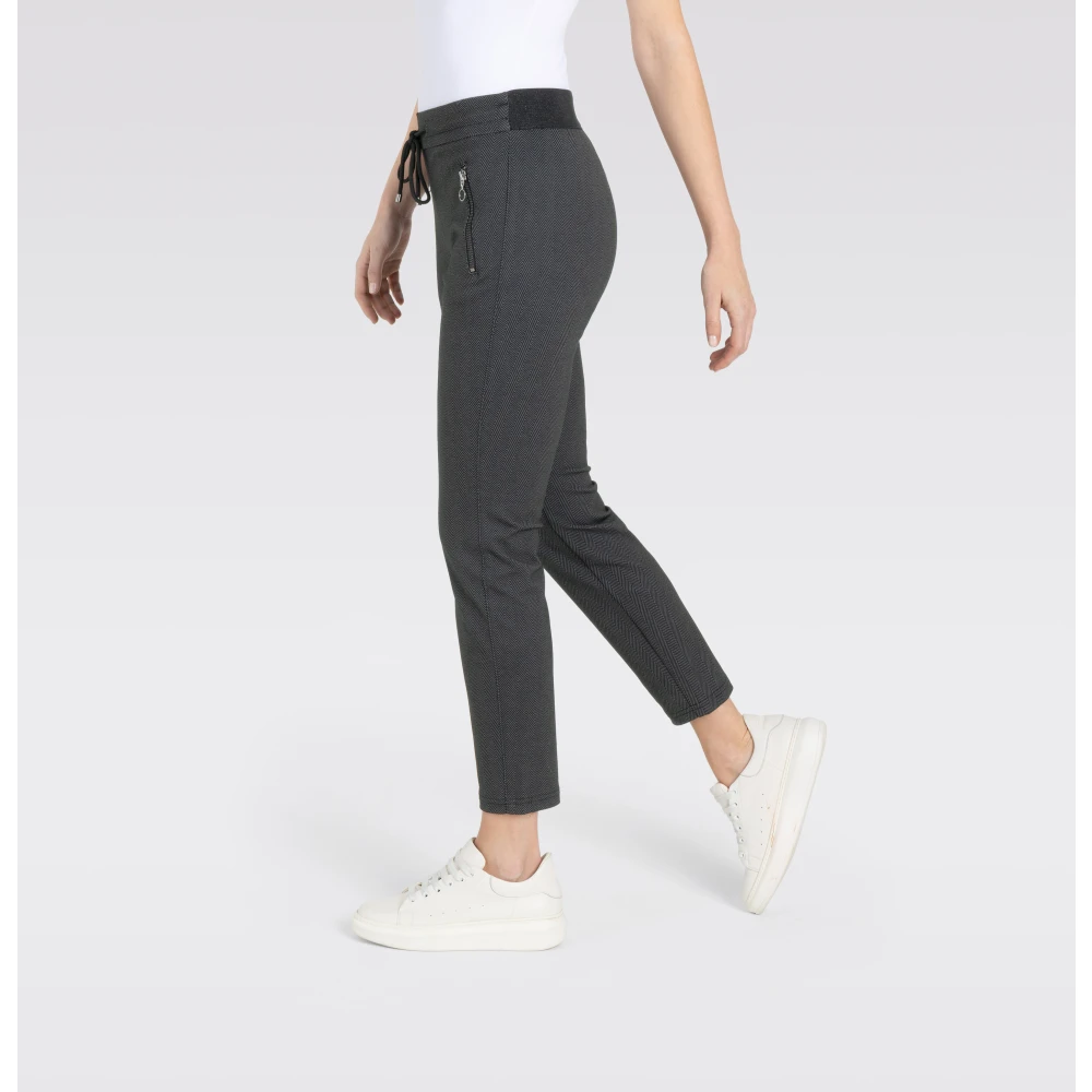 MAC Lichte Jersey Easy Jeans Gray Dames