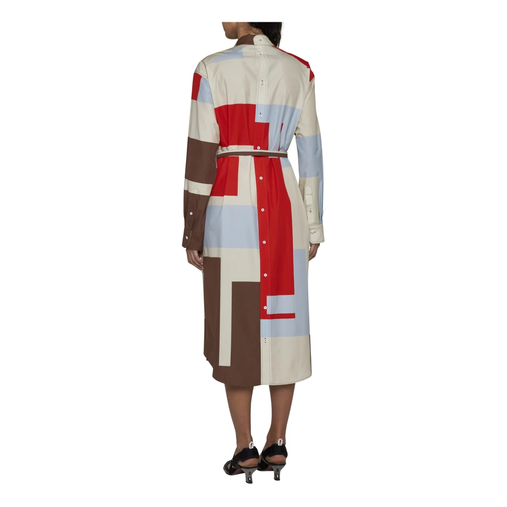 Fendi Kleurrijke Jurken Multicolor Dames