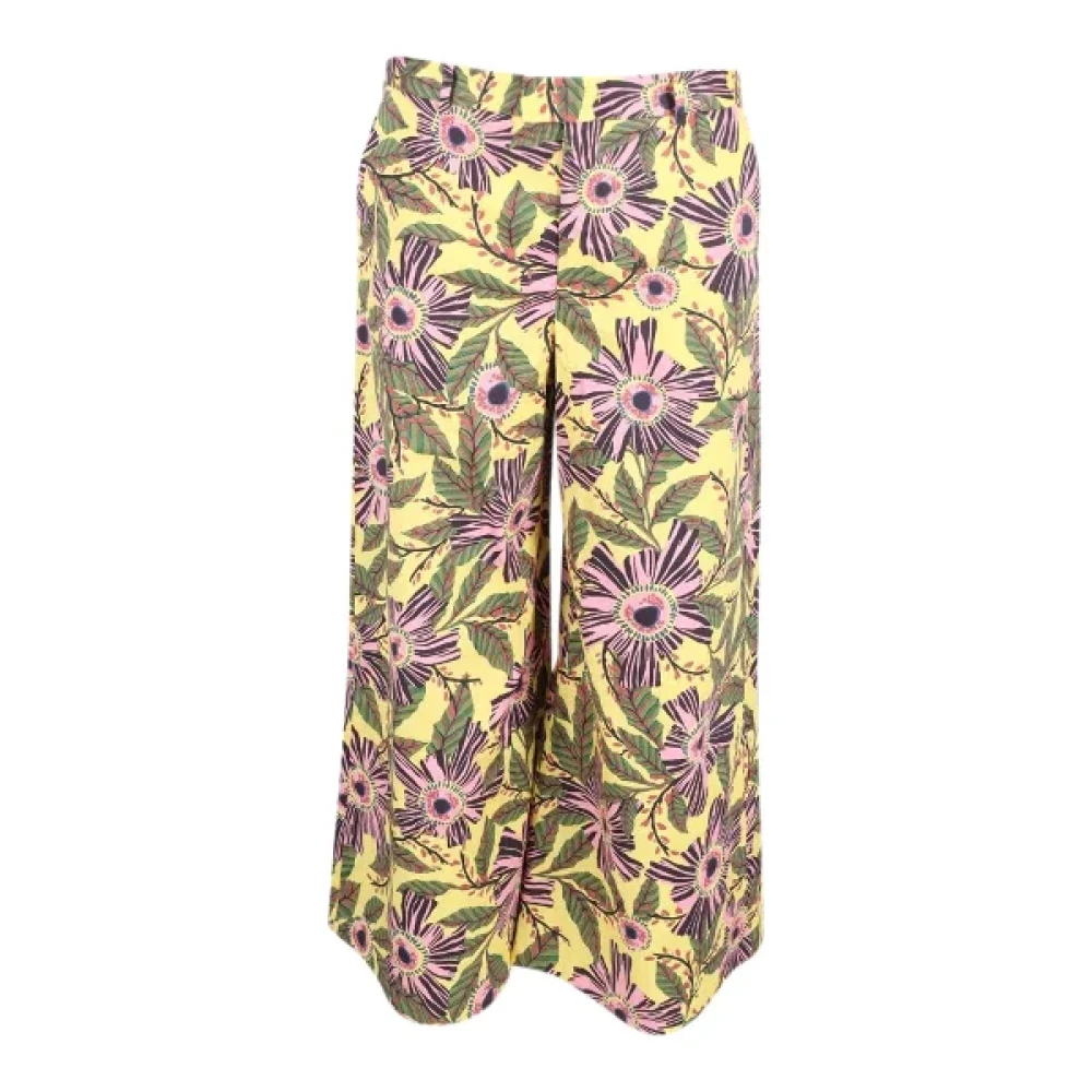 Valentino Vintage Pre-owned Polyester bottoms Multicolor Dames