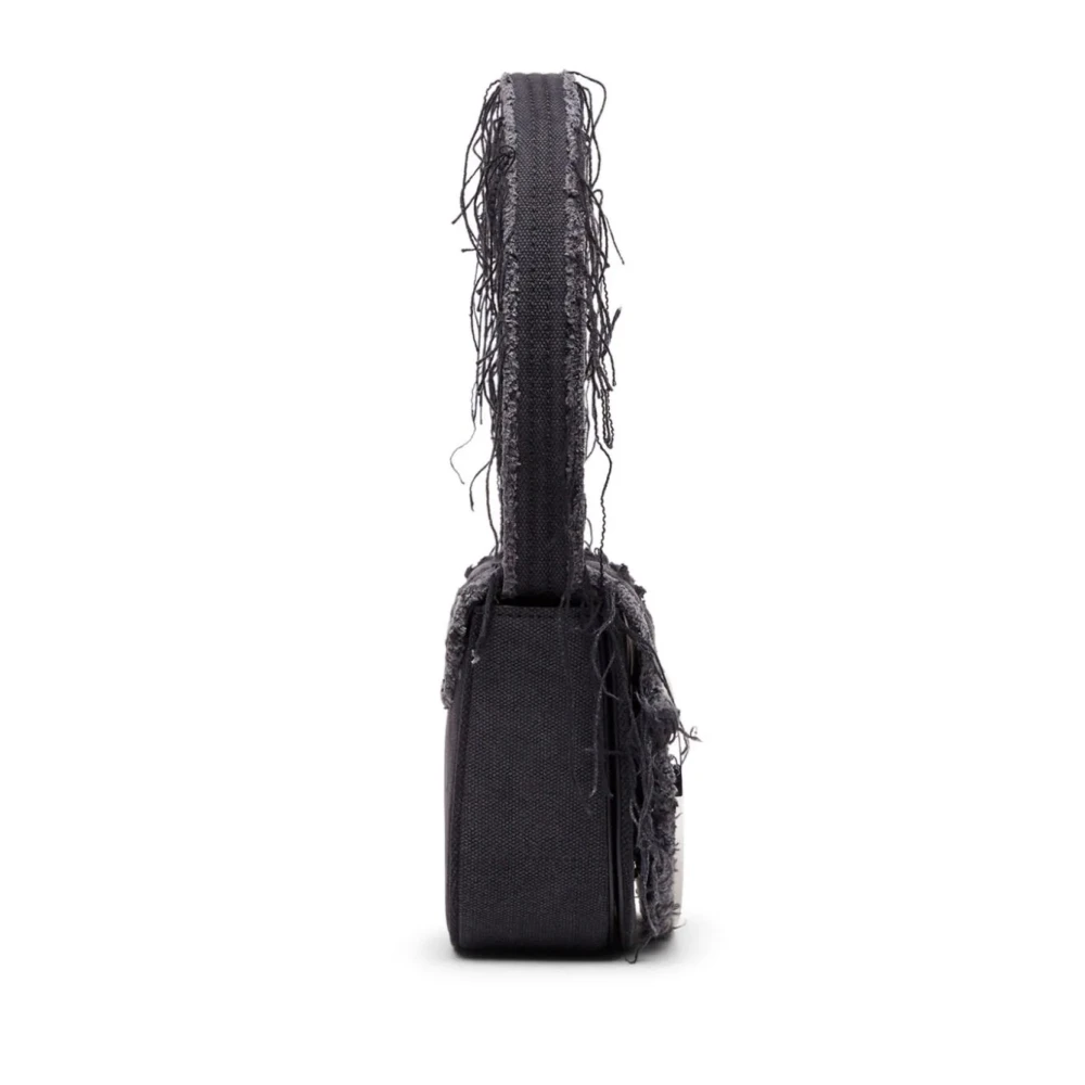 Diesel Canvas Schoudertas Black Dames