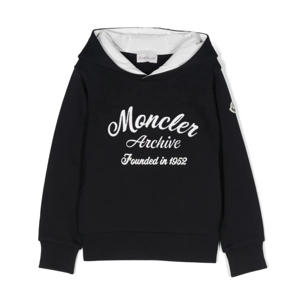 Moncler Navy Blue Hoodie Sweater Black, Pojke