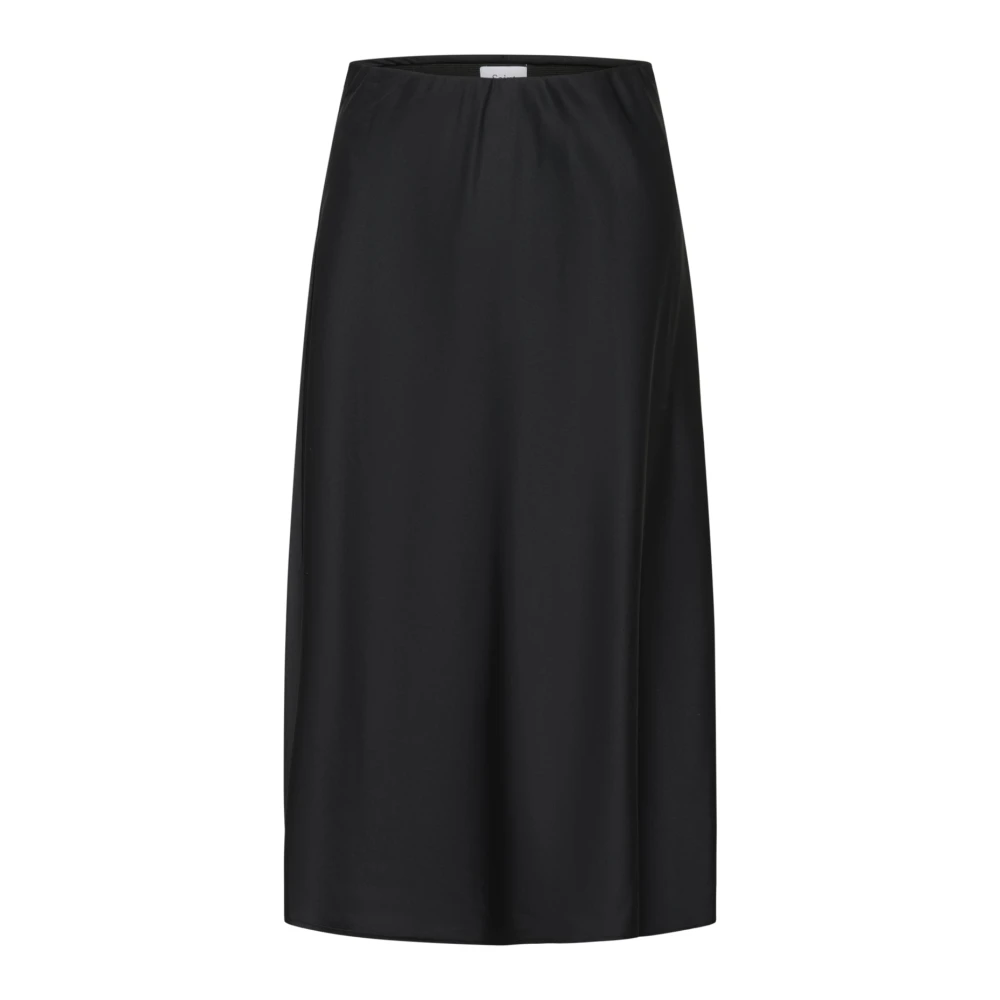 Saint Tropez Women's Black Lodisasz Skirt - Midi Skirts - 2XL - Skirts
