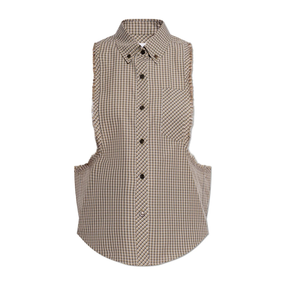 Versace Damen Braun Blusen & Hemden, Xsgröße: