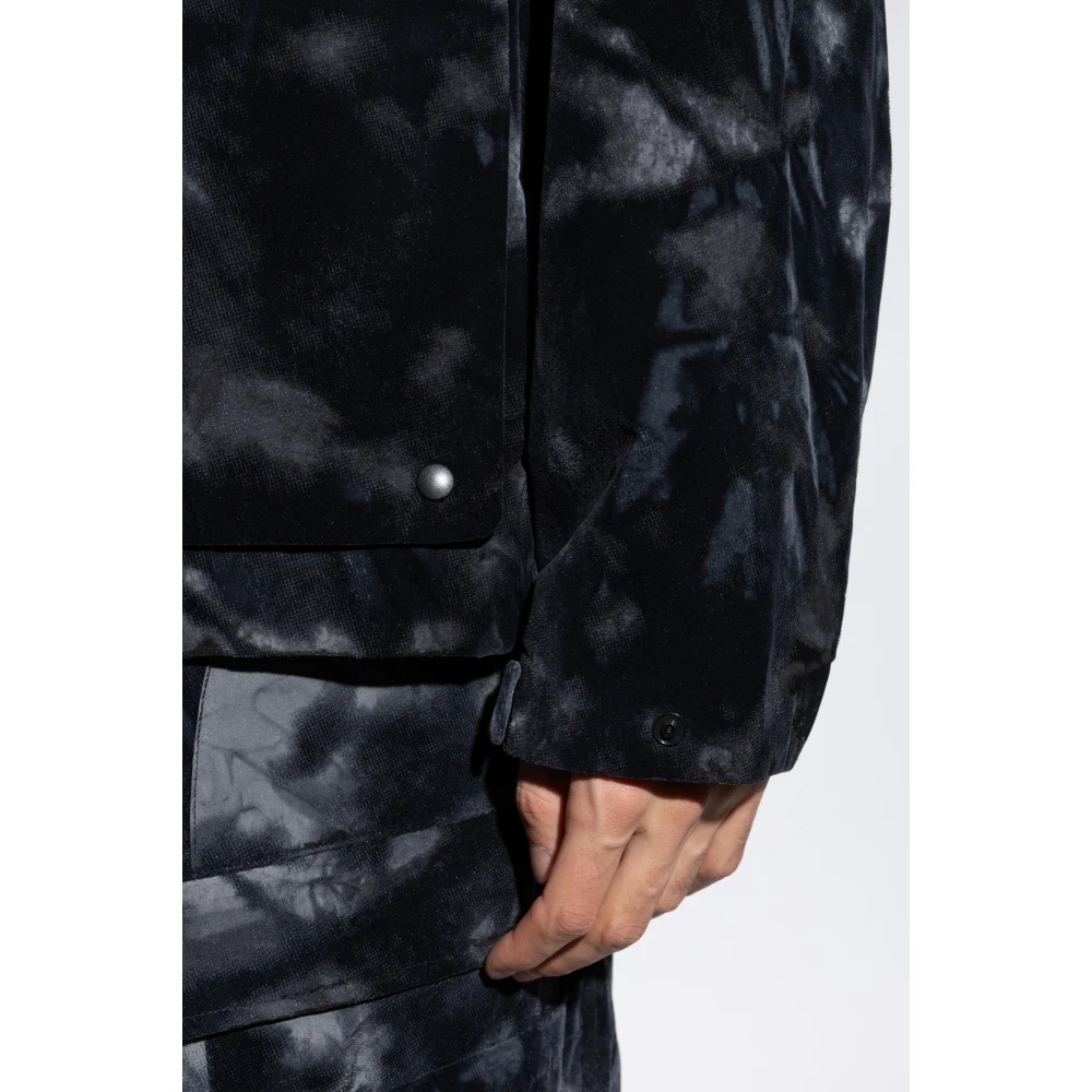 Y-3 Jas met fluwelen afwerking Black Heren