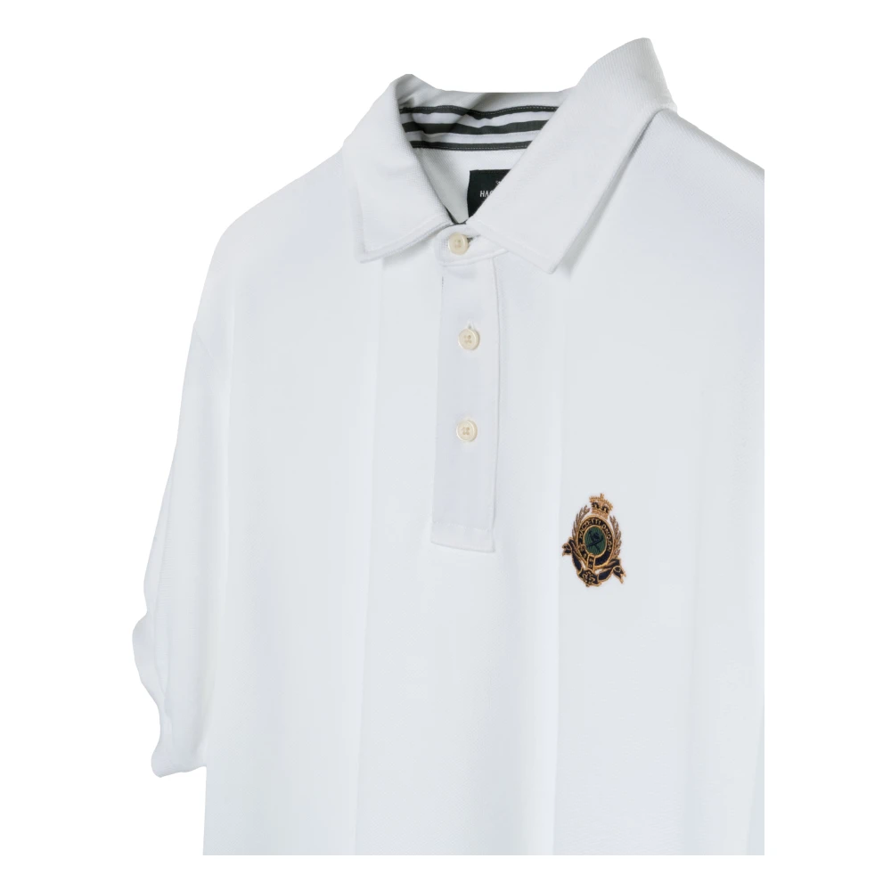 Hackett Heritage Polo Shirt White Heren