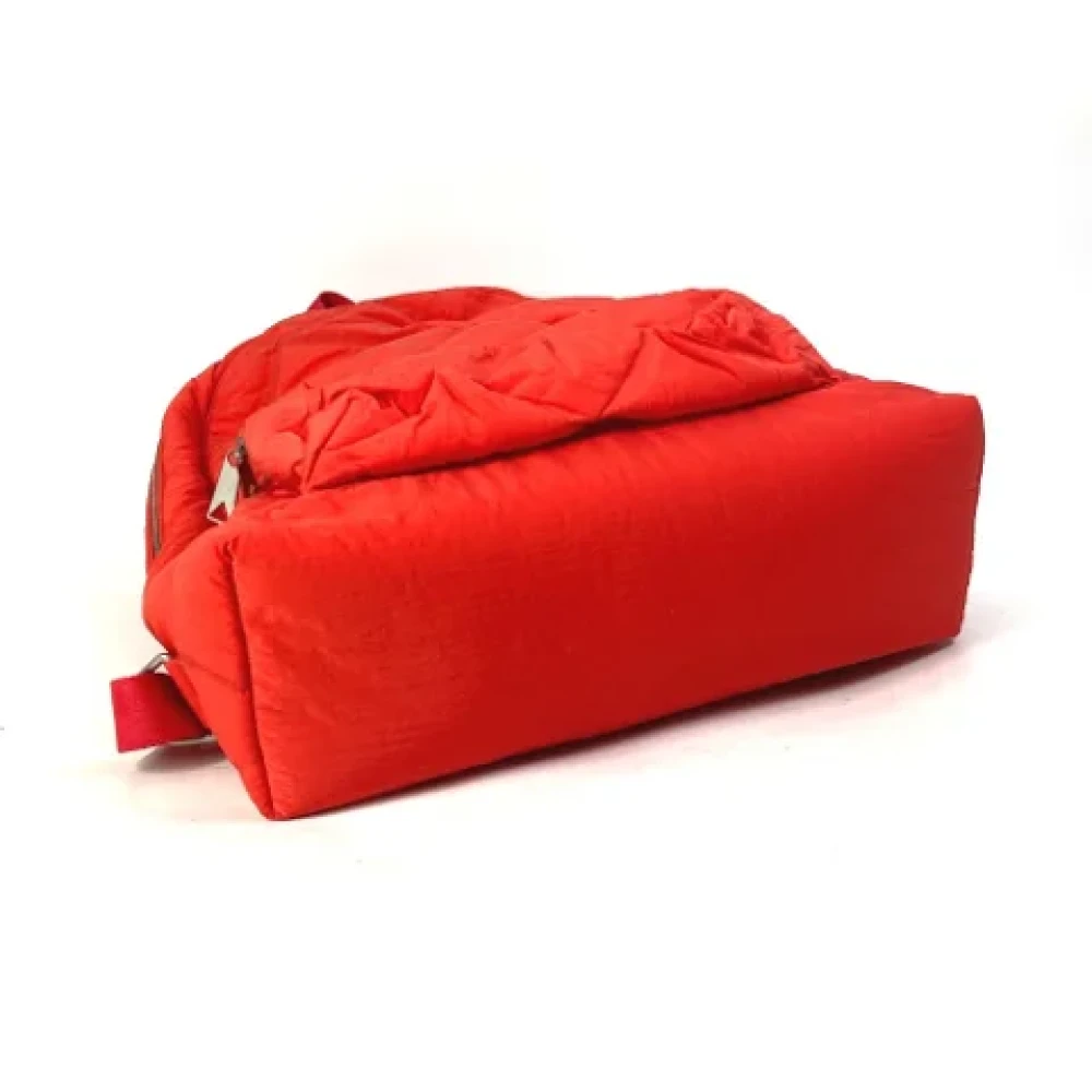 Bottega Veneta Vintage Pre-owned Fabric shoulder-bags Red Heren