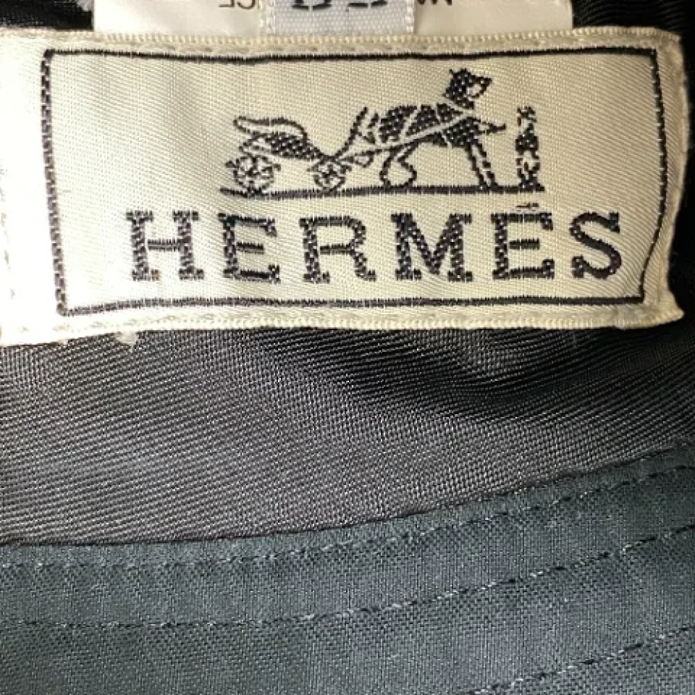 Hermès Vintage Pre-owned Polyester hats Green Dames