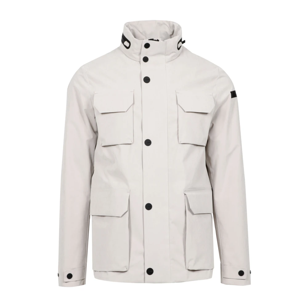 RRD Technische Stof Jas met Hoge Kraag Gray Heren