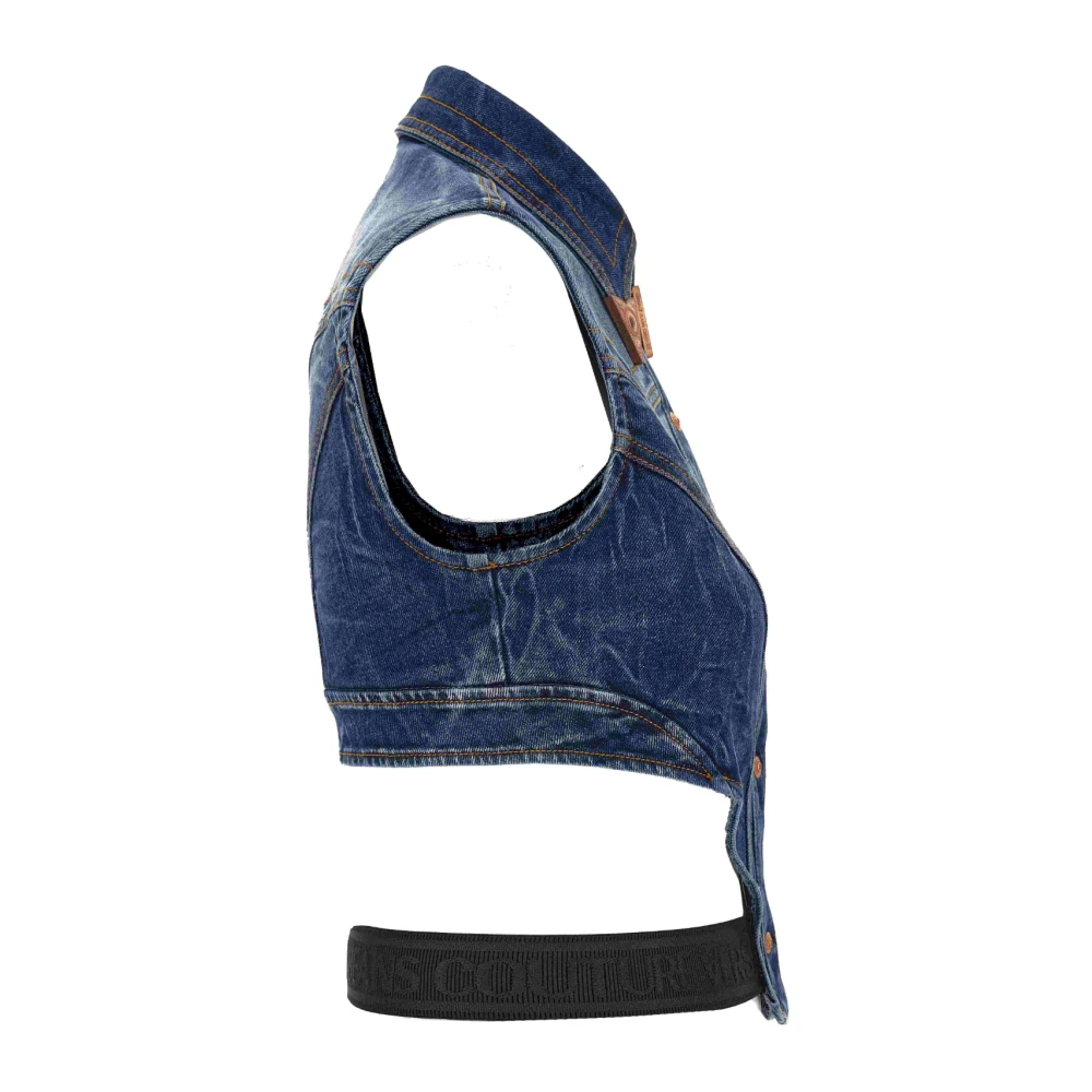 Versace Jeans Couture Top Blue Dames