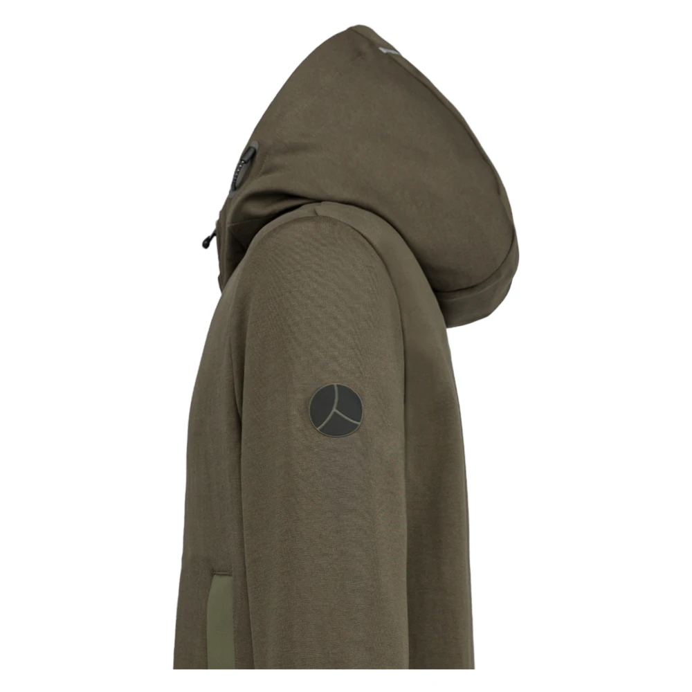 People of Shibuya Technische Hoodie met Primaloft-isolatie Green Heren