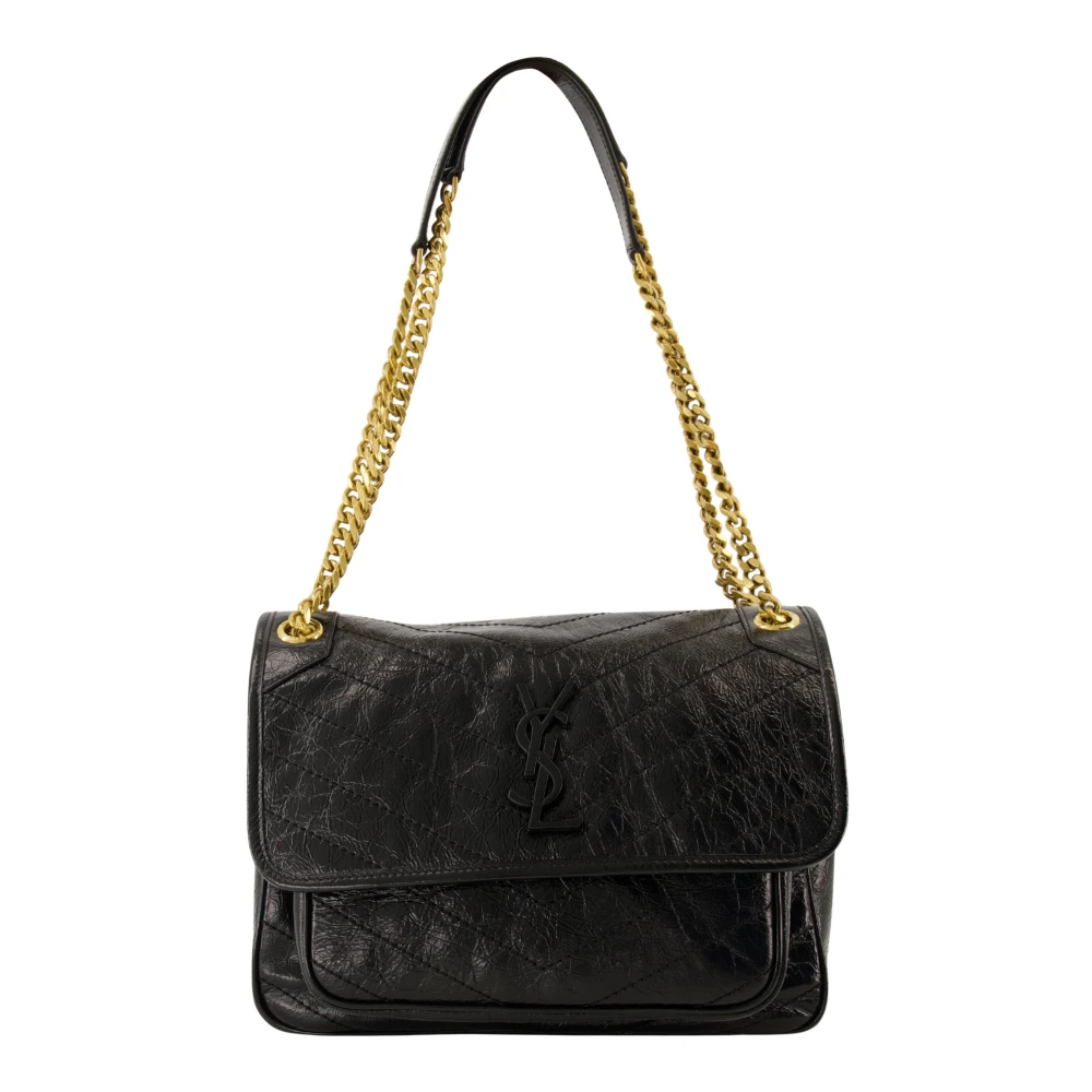 Saint Laurent Women's Black Cross Body Bags, One Size, Niki Medium