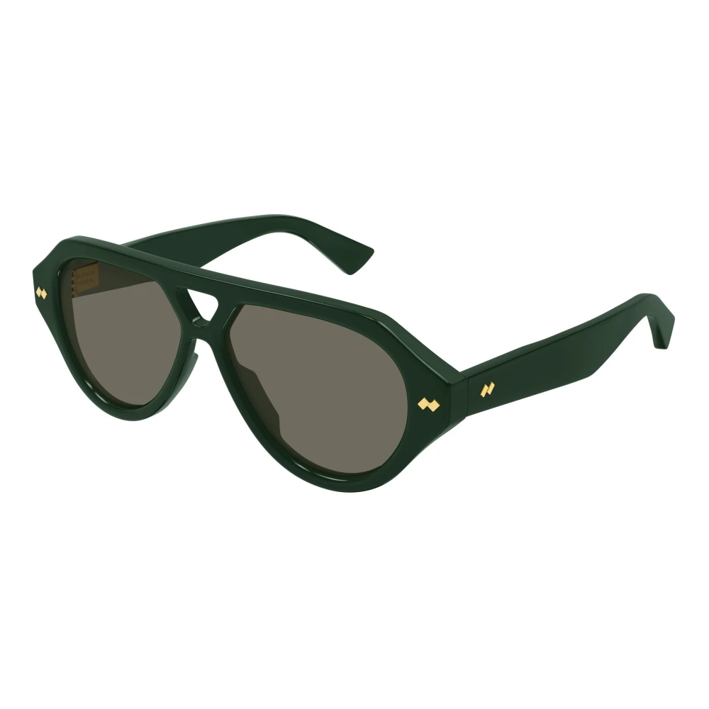Bottega Veneta Aviator Sunglasses - Unisex - Sunglasses - Green - 56 Mm - Accessories