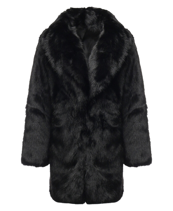 veste-noire-longue-fourrure-revers