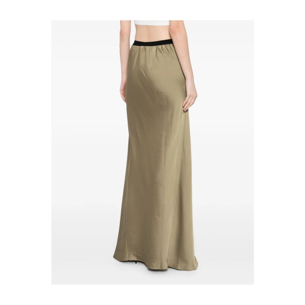 Christopher Esber Maxi Rok met Voorzak Bias Green Dames