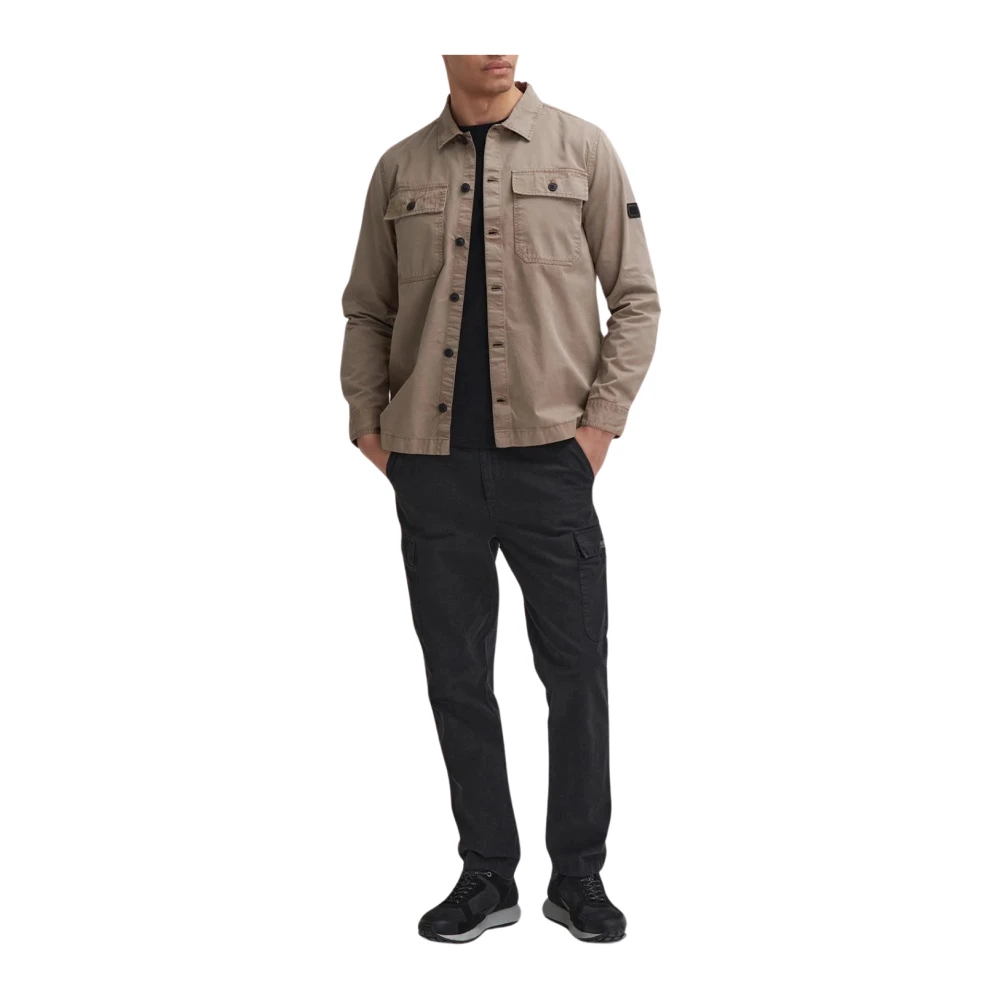 Barbour Arlo overshirt brindle Beige Heren