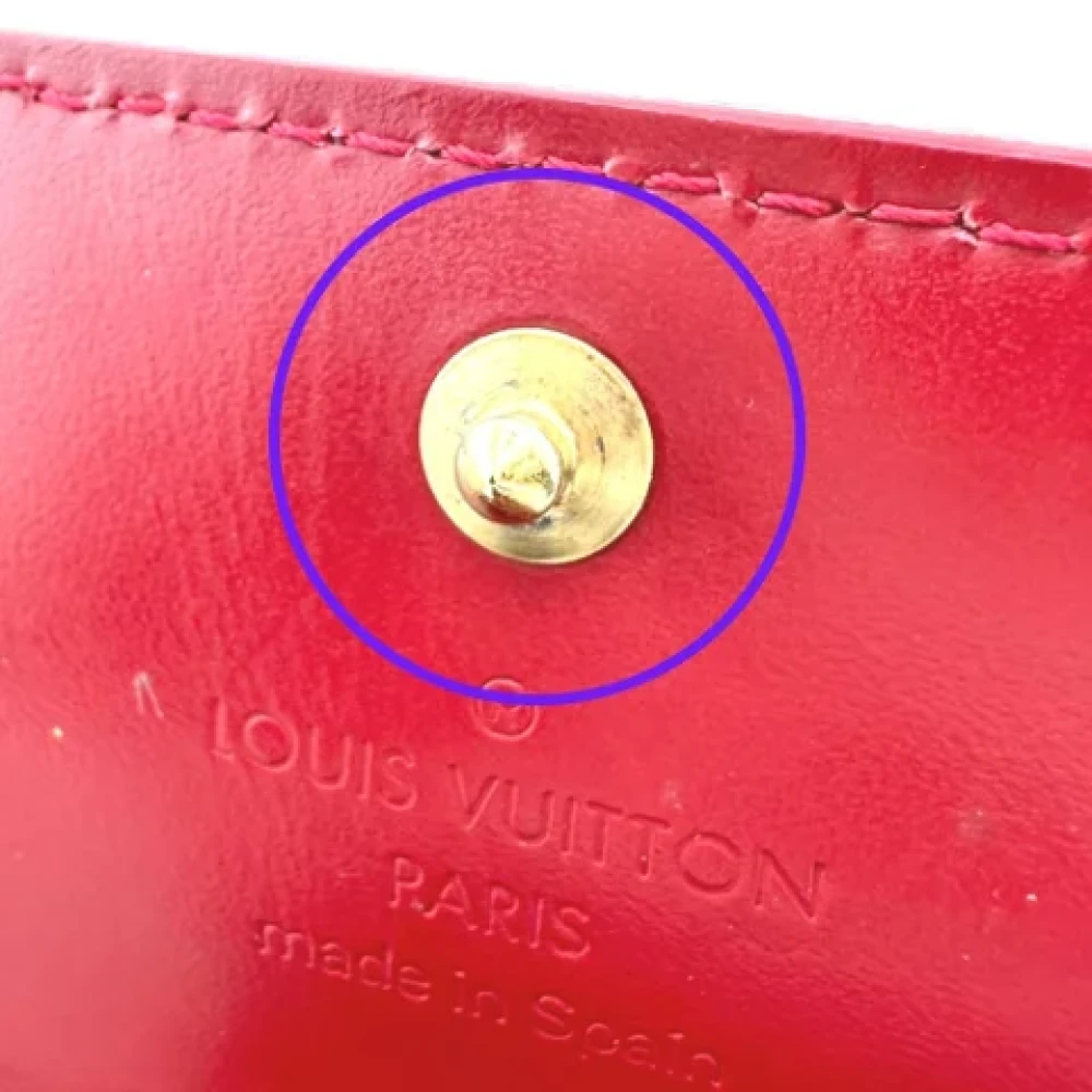 Louis Vuitton Vintage Pre-owned Canvas key-holders Red Dames
