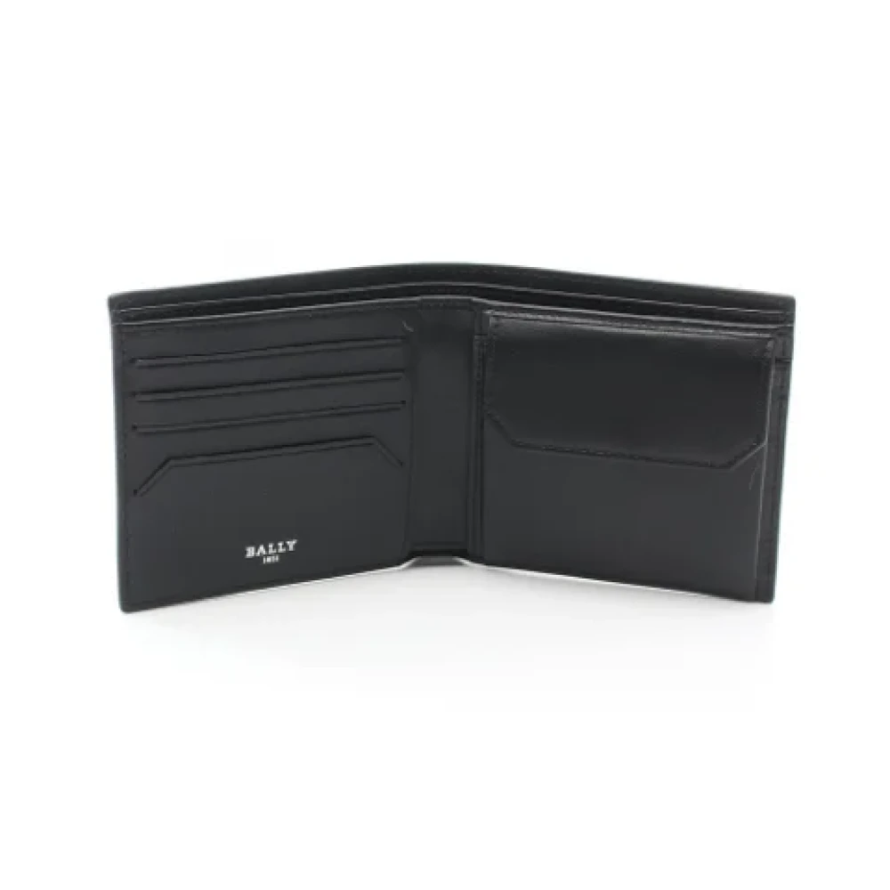 Bally Pre-owned Leather wallets Black Heren