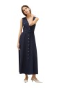 robe-bleue-sans-manches-en-lin