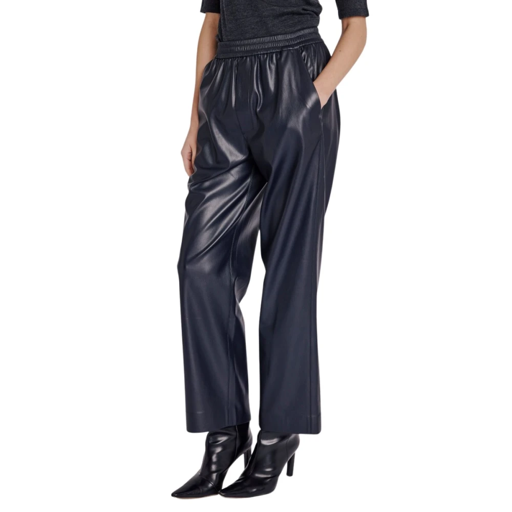 Berenice Broek Preston | Broek van imitatieleer Blue Dames