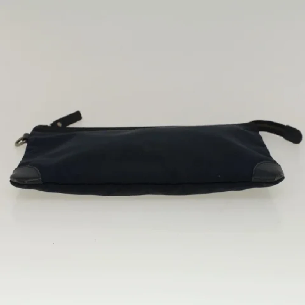 Burberry Vintage Pre-owned Fabric clutches Black Dames