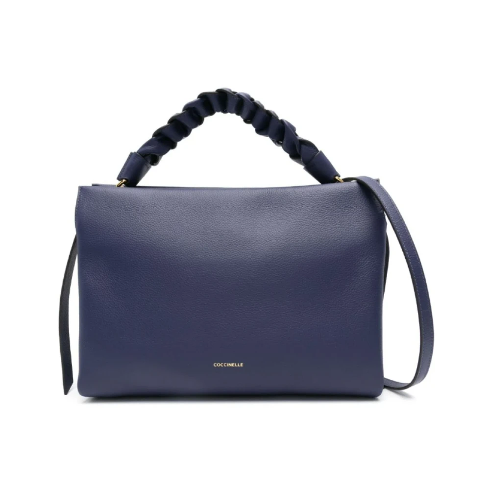 Coccinelle Stijlvolle leren schouder crossbody tas Blue Dames