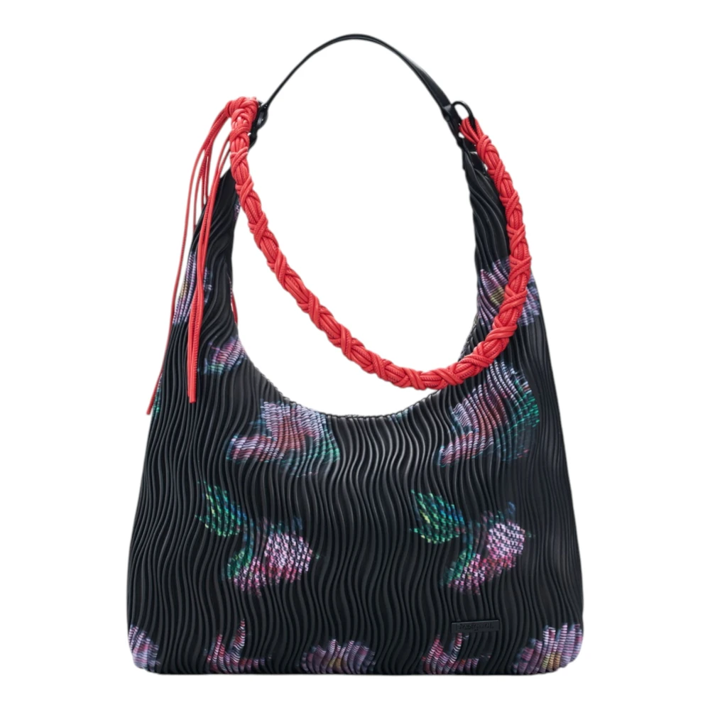 Desigual Donna Nero Borse, Taglia Unica, New,