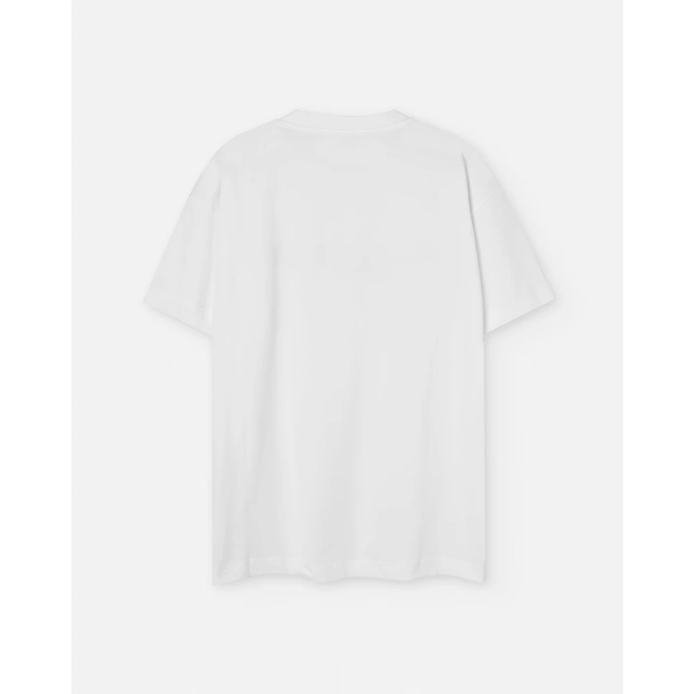 Flâneur Gedrukt Logo T-shirt White Heren