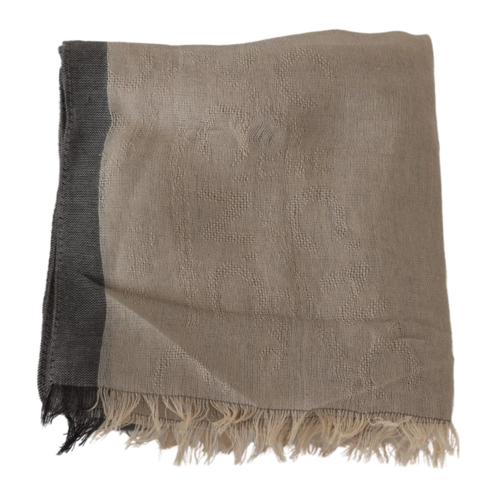 Costume National Women's Beige Scarves, One Size, Cotton Shawl Scarf