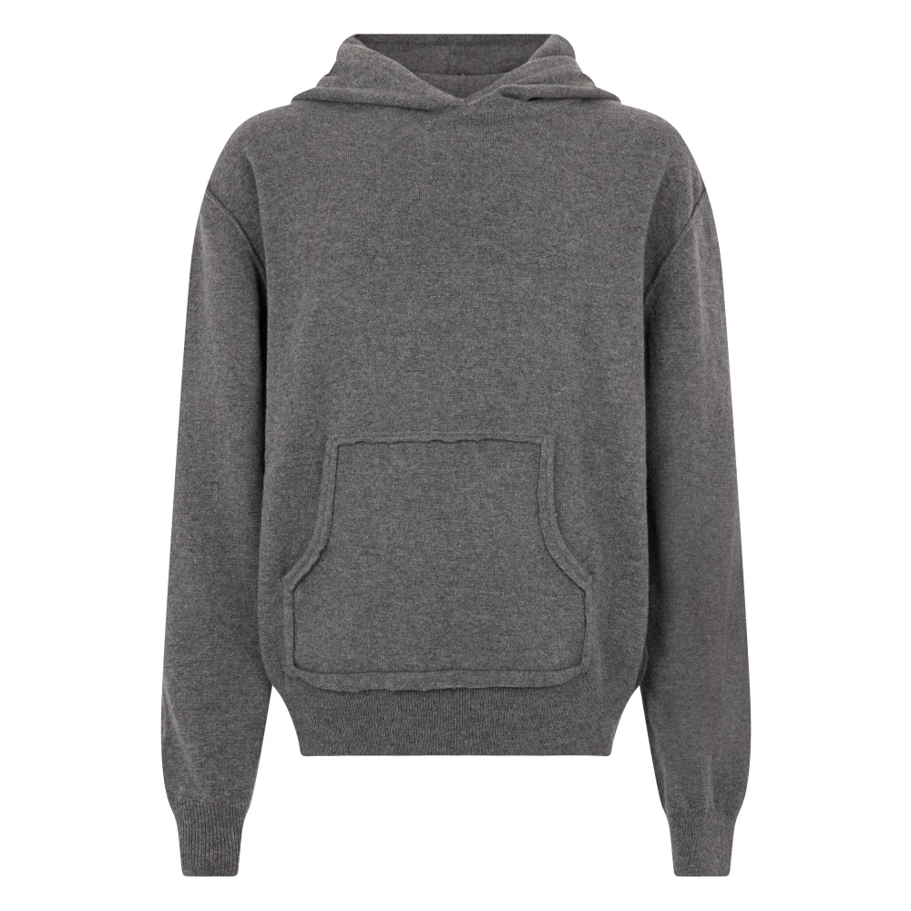 Maison Margiela Men's Gray Hooded Jumper