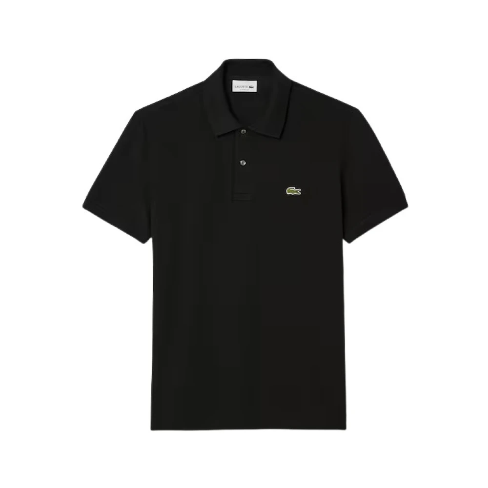 Lacoste Black Polo Shirts, Male, Xs, L.12.12 Light Piqué Polo