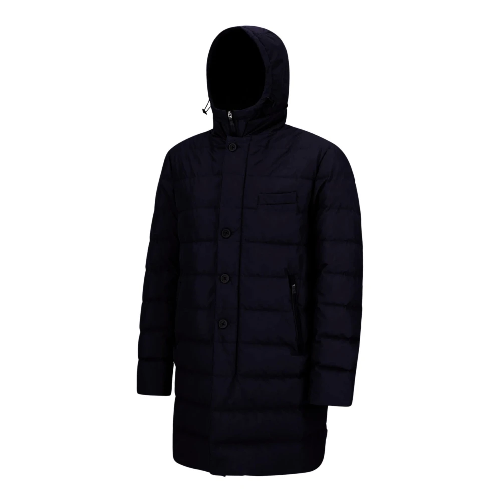 Herno Zwarte Windstopper Jas Slim Fit Black Heren