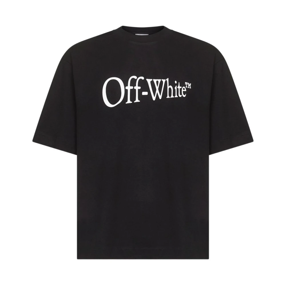 Off White Men's Black/White Run Arrow Skate Logo T-Shirt