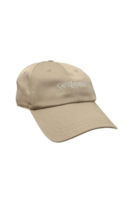 Logotypkeps i bomullsgabardin