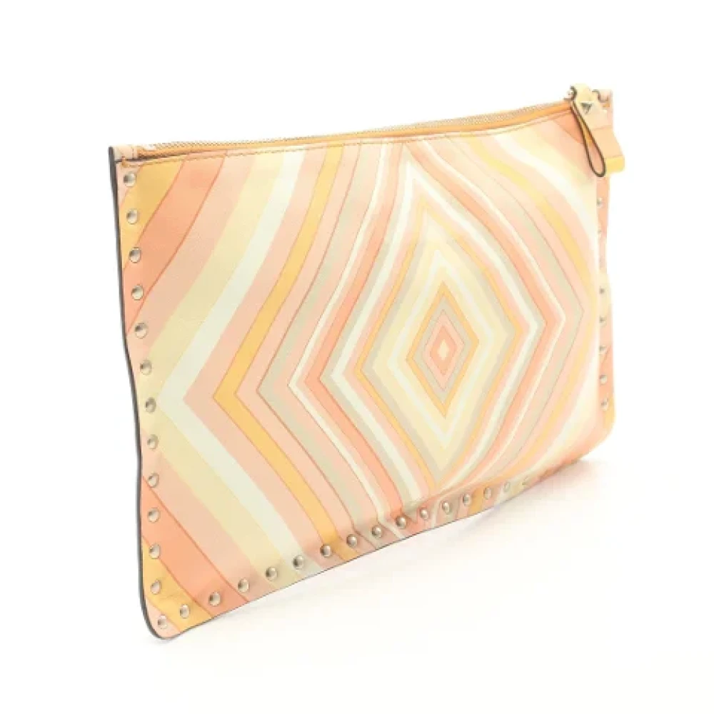 Valentino Vintage Pre-owned Leather clutches Multicolor Dames