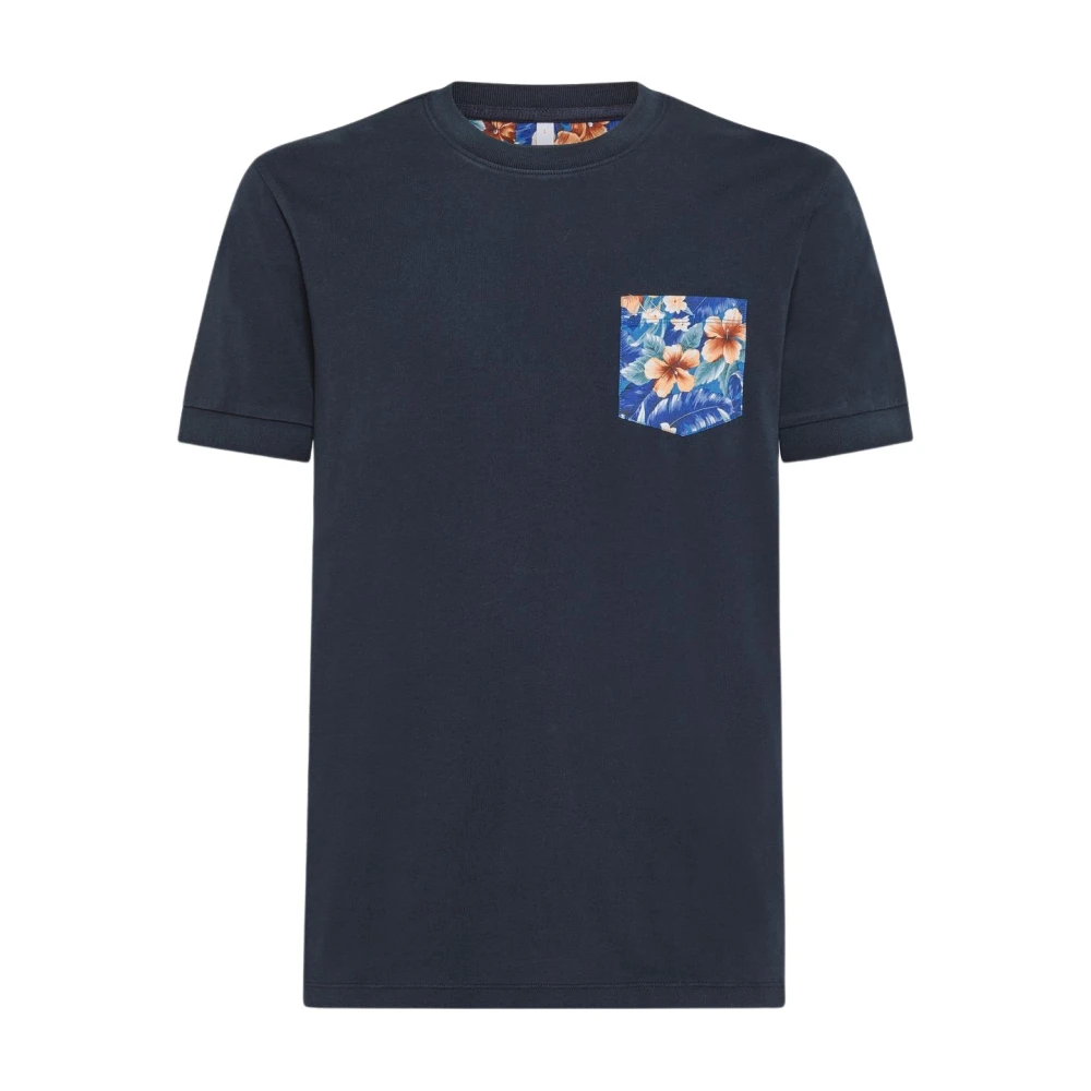 Sun68 T-Shirts Blue Heren