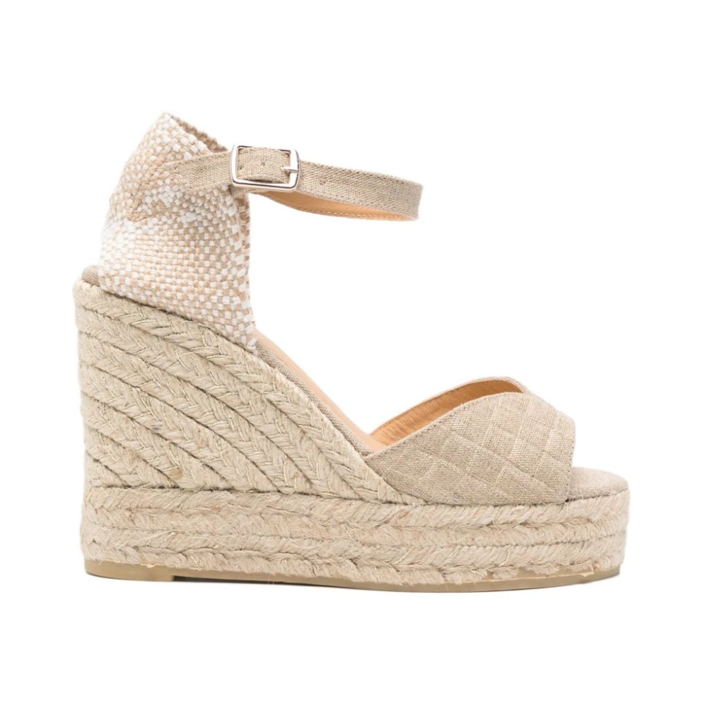 Castañer , Wedges, Female, Yellow, 8 Uk, Blaudi Sandal