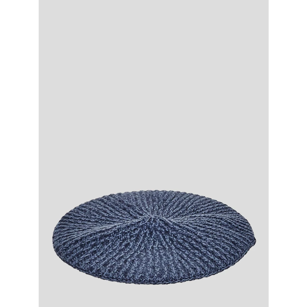 Ganni Blauwe Wol Dameshoed Stijlvol Blue Dames