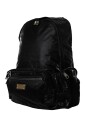 black-patent-leather-logo-backpack