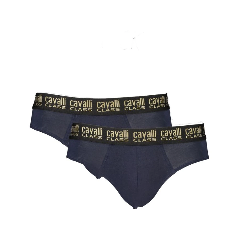 Cavalli Class Blauw Katoenen Ondergoed Blue Heren