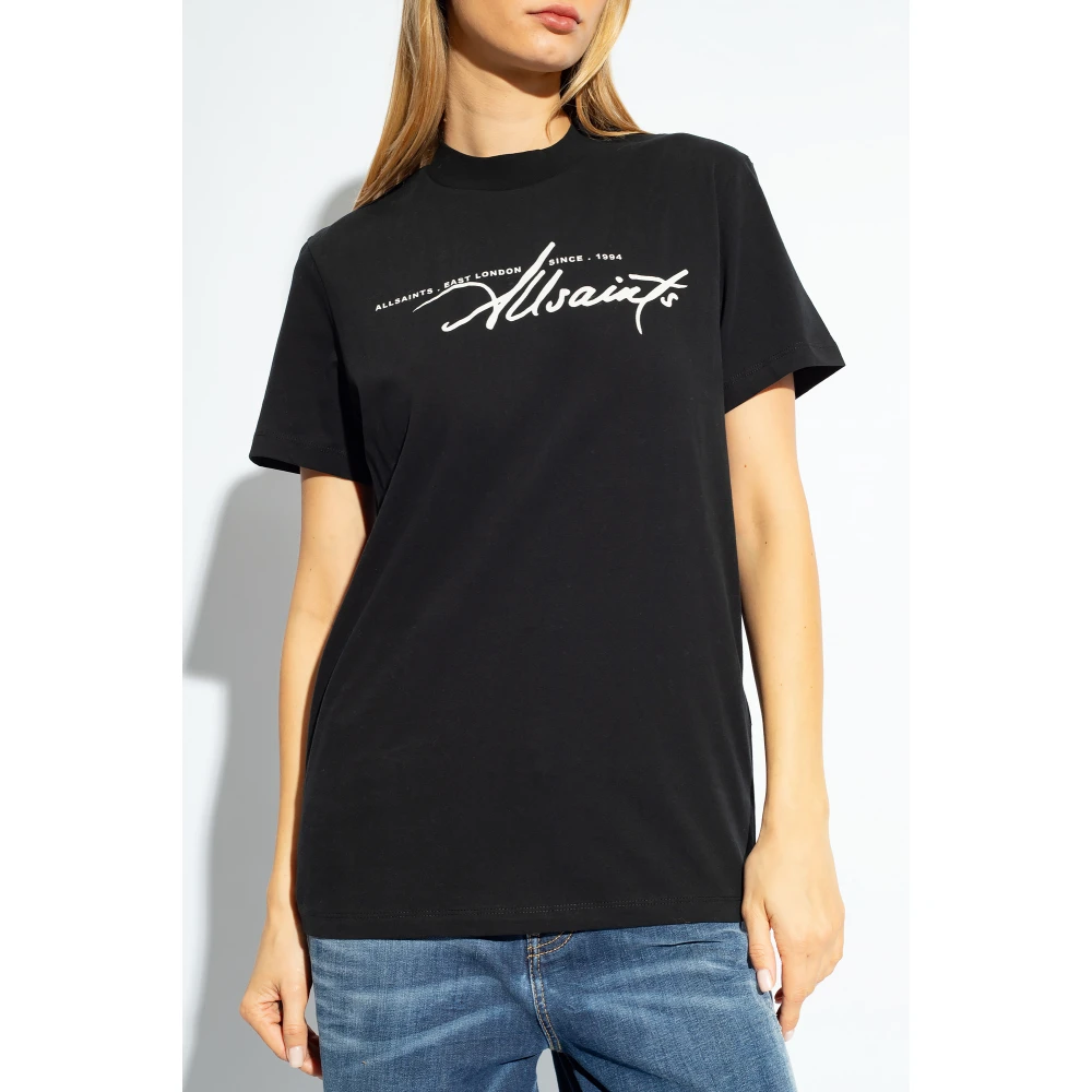 AllSaints Callie T-shirt Black Dames