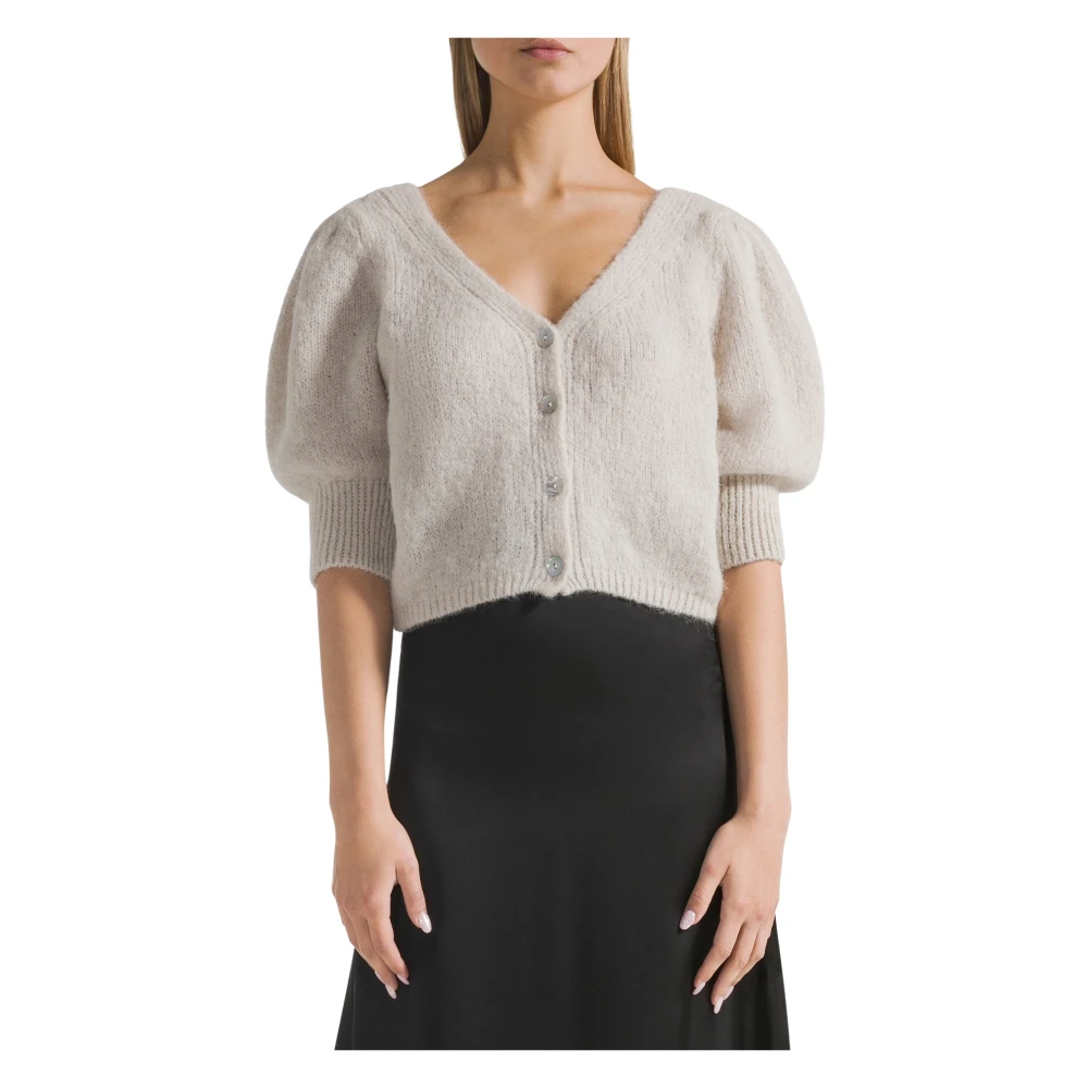 American Dreams Alpaca Cardigan in Beige Dames