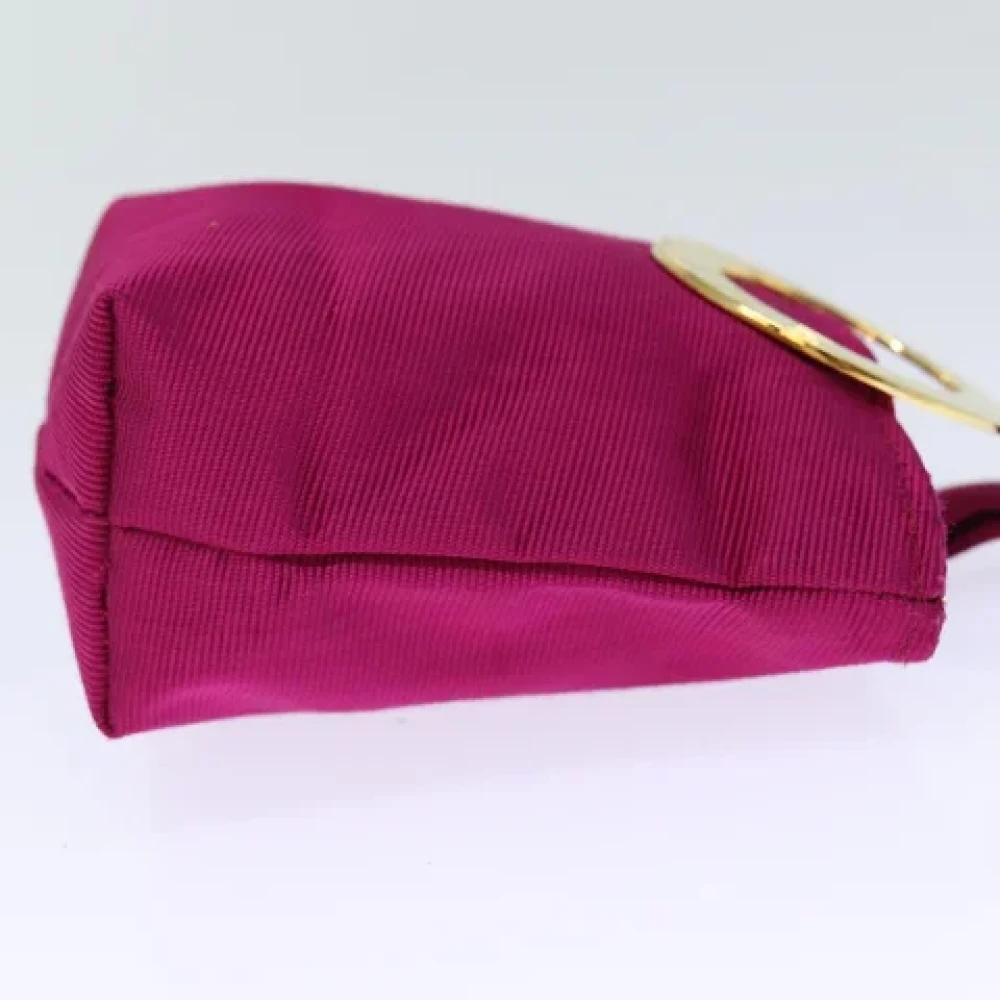 Celine Vintage Pre-owned Nylon pouches Pink Dames